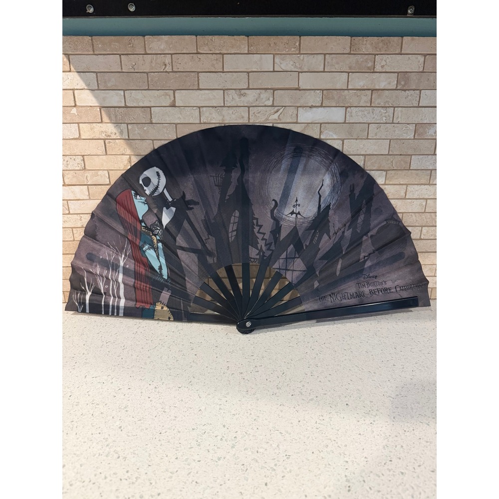 2024 Disney Parks Jack & Sally Clip-On Hand Fan – Nightmare Before Christmas